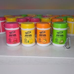 (4 pack) Wish Sanitizing Hand wipes